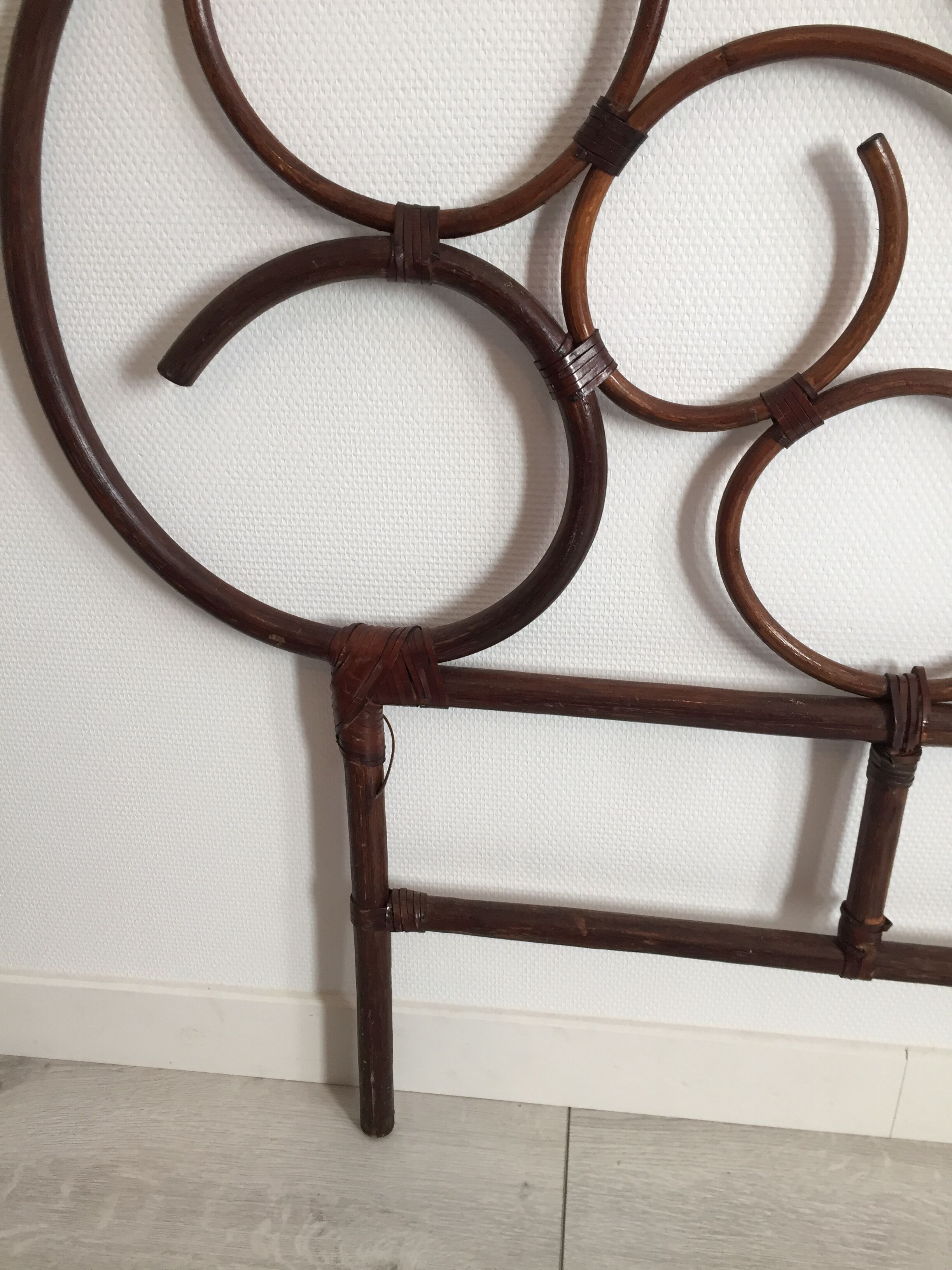 Rattan bedhead
