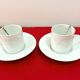 Pair of Limoges porcelain cups - Maison Raynaud - Washington