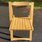 Wooden folding chair 1980