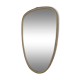Miroir vintage 1960 rétroviseur asymétrique forme libre - 40 x 26 cm
