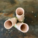 Triflore vase