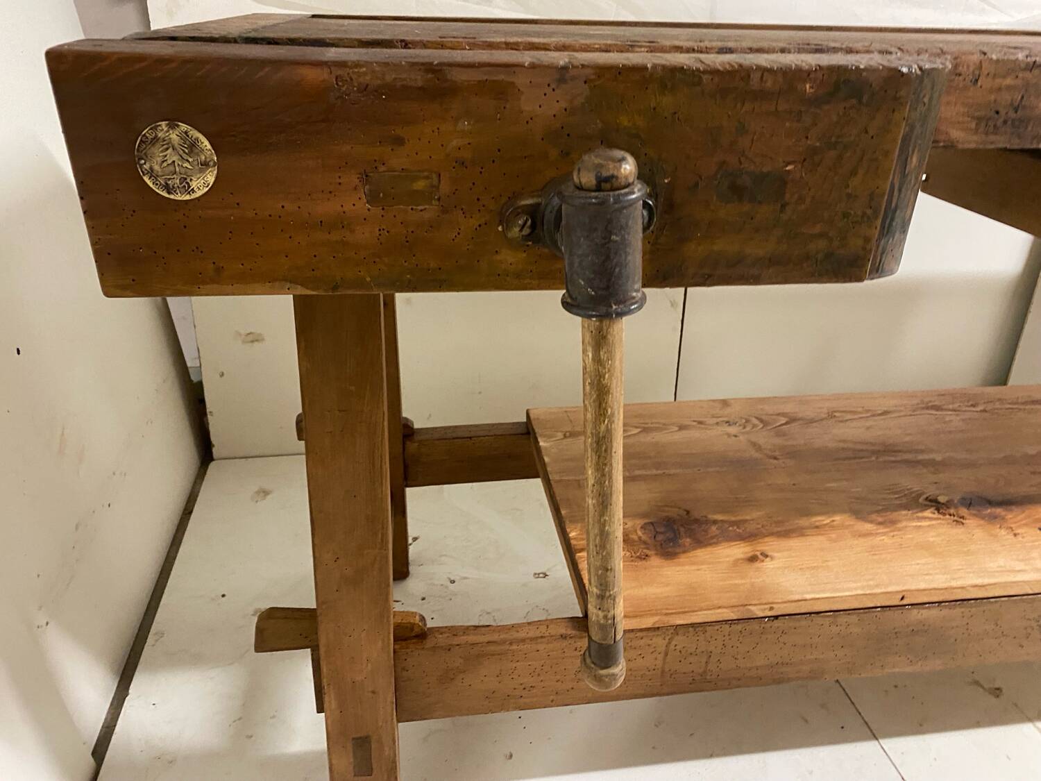 Carpenter's workbench from 1930