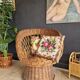 Rattan armchair