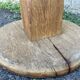 Table de bistrot en bois brut