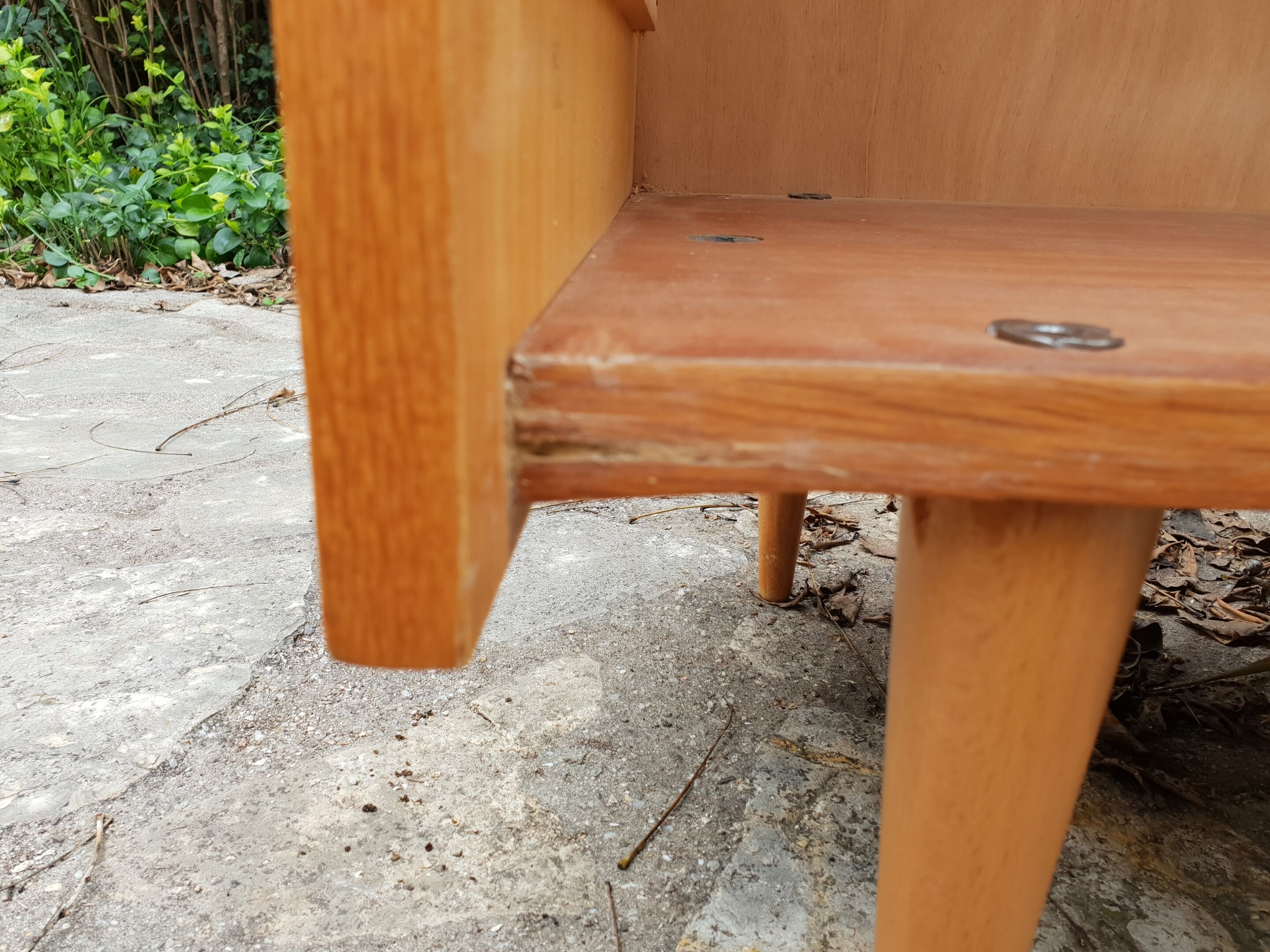 Commode en chêne clair 1960