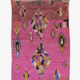 Pink berber rug - 315 x 190 cm