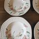 6 soup plates in vintage Spanish potensa earthenware