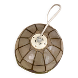 Suspension en nacre arlequin vert