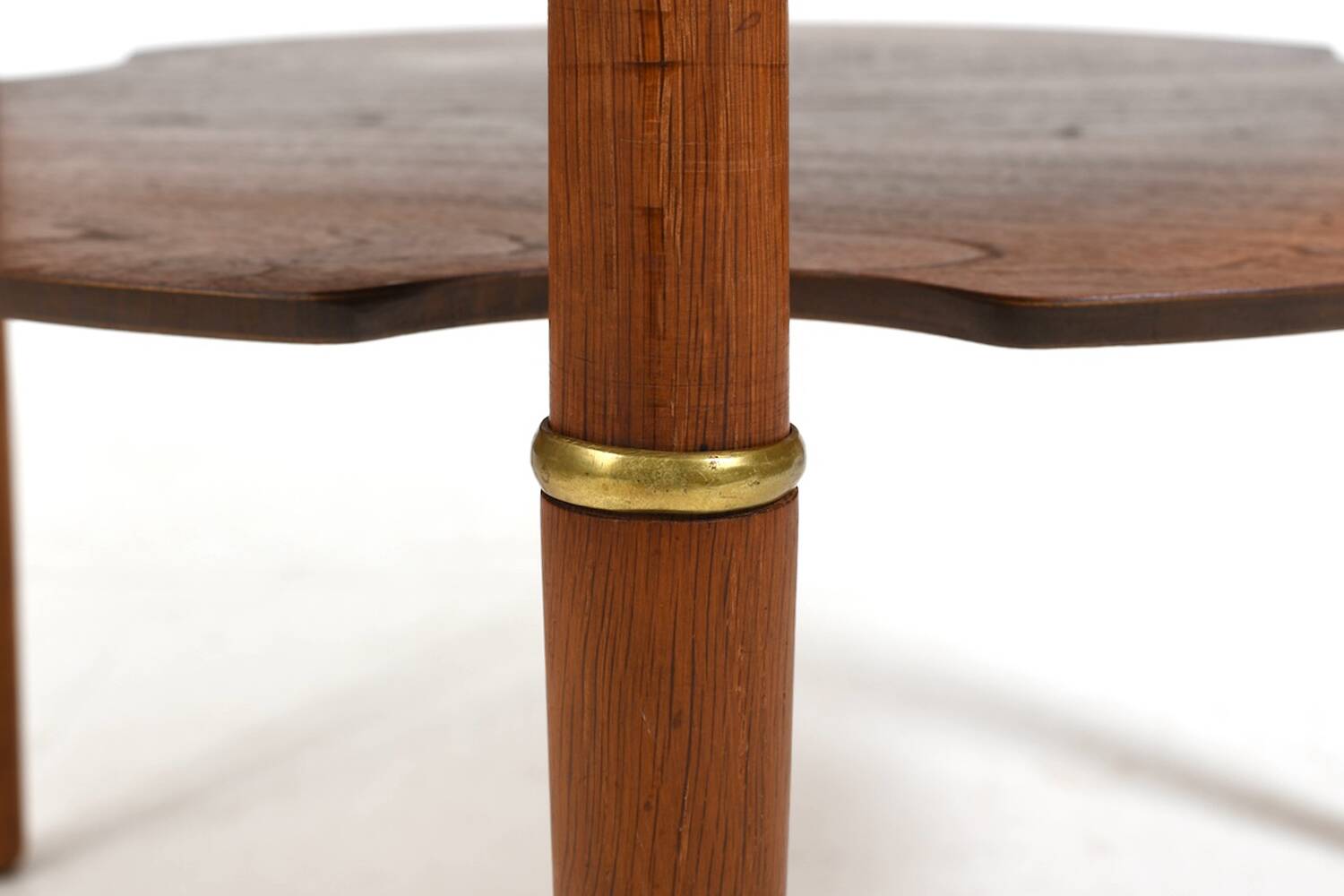 Rare Danish Coffee Table in Teak and Oak 1950s