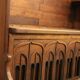 Antique wooden bank safe
