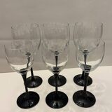 6 verres à pied