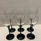 6 stemmed glasses