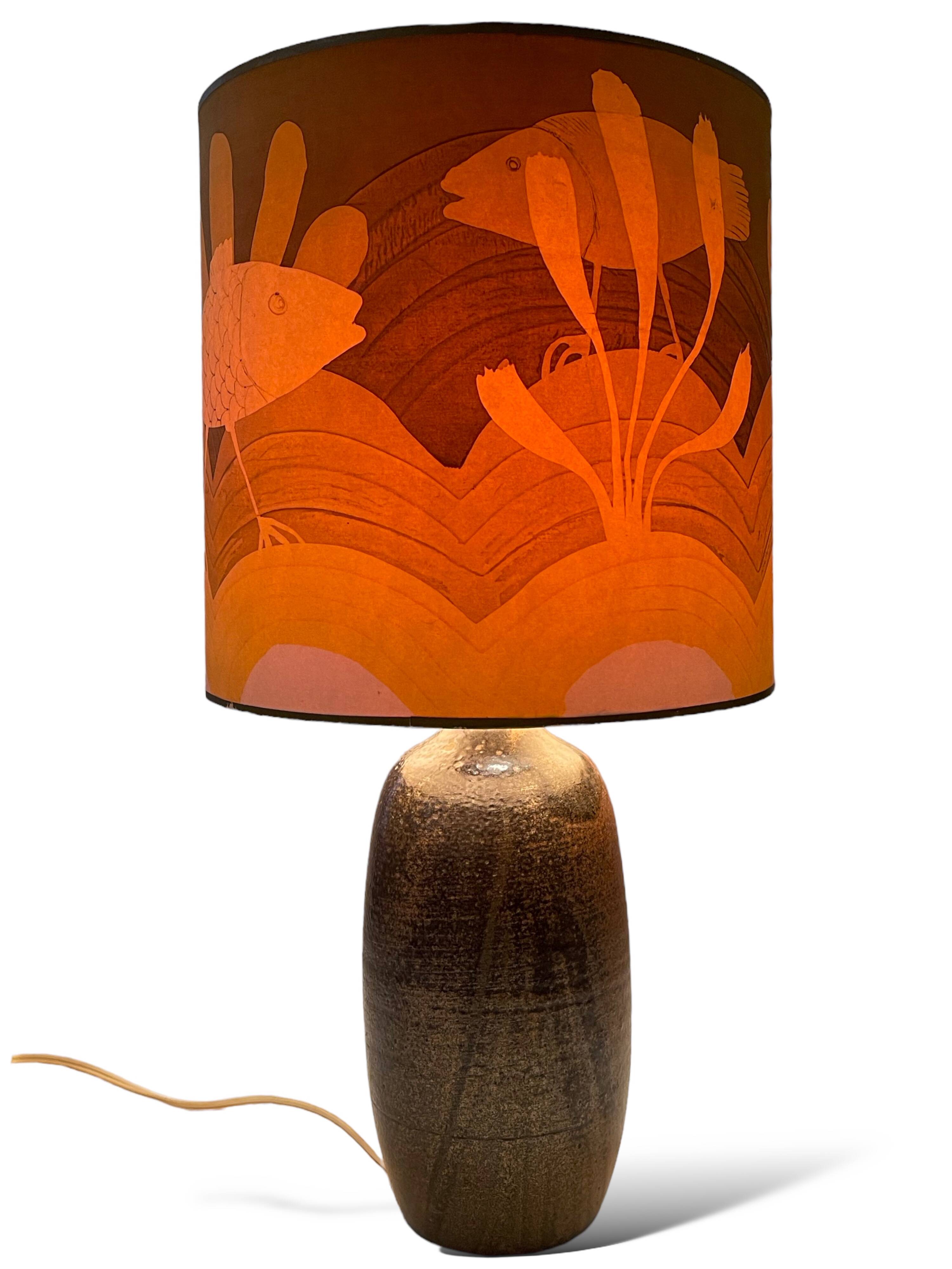 Artist Lamp by Alain Blanchard, 20th Century Ceramicist