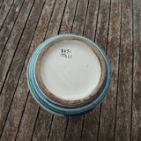 Antique Italian ceramic jug with floral decoration