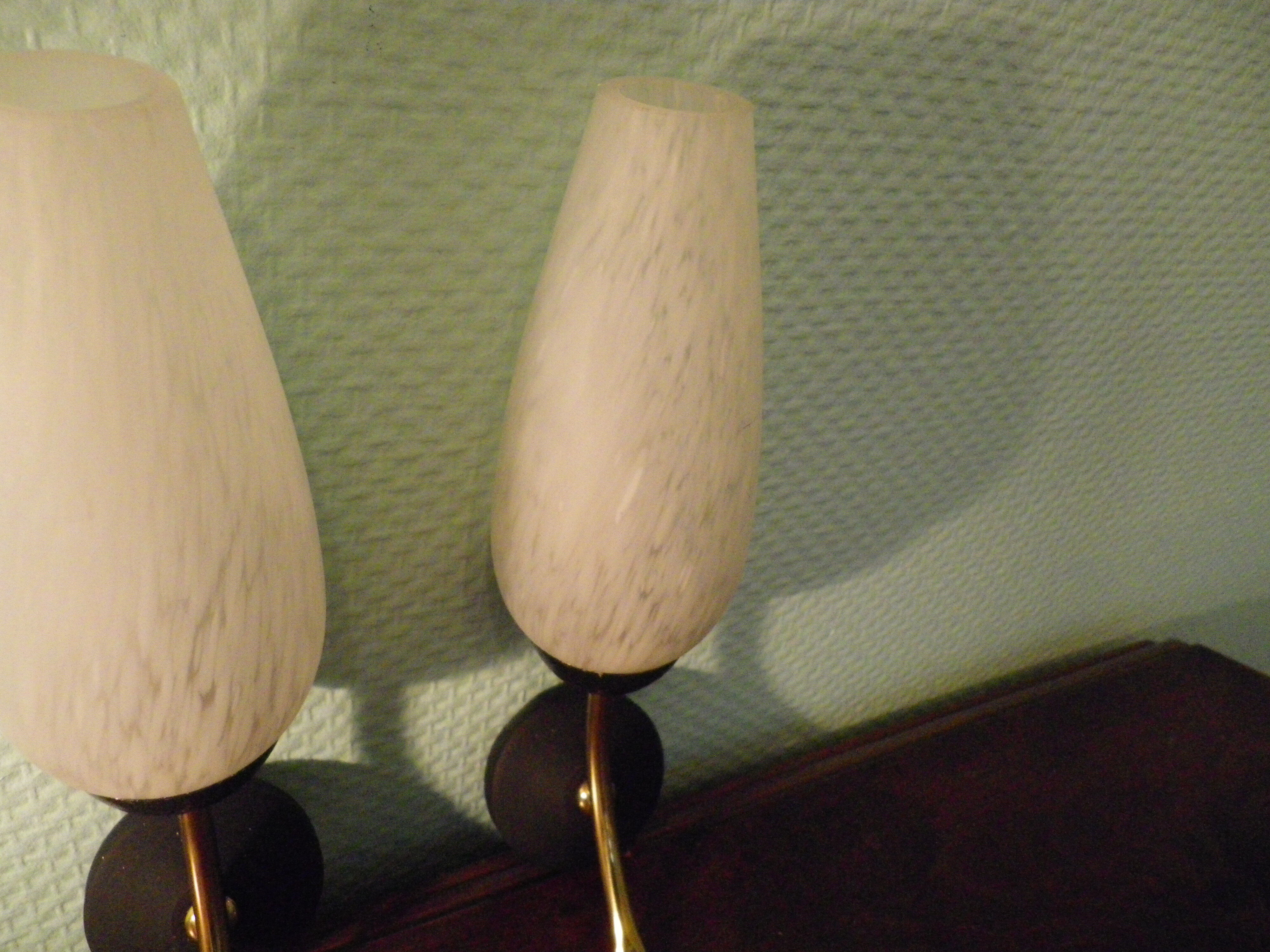 Two wall lights - 60s/70s