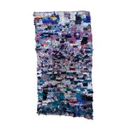 Tapis Marocain Boucherouite coloré - 89 x 162 cm