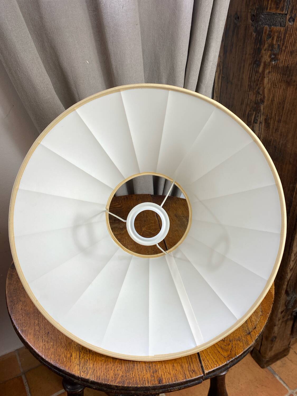 Ceramic and brass lamp Schuytener