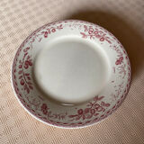 Flat porcelain plates