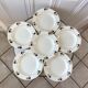 Lot de 6 assiettes creuses Terre de Fer modèle "Roméo" début XXème
