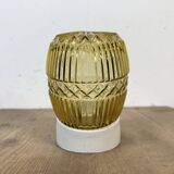 Vintage White Porcelain Wall Light, 1970s