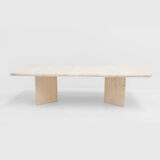 Vintage italian travertine coffee table