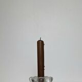 Vintage glass candle holders