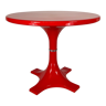 Ignazio Gardella and Anna Castelli red dining table by Kartell, 1960s
