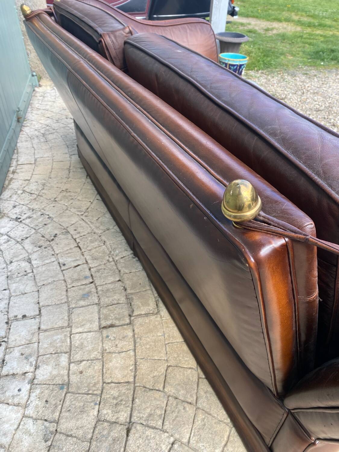 Muylaert leather sofa