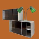 Vintage modular aluminum wall unit — 60s-70s