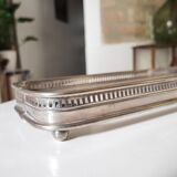 Silver metal tray