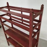 Patinated wood shelf