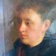 Portrait de femme fin XIXE siècle