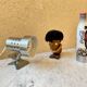 Lampe applique Mini spot à pince perforé design vintage France années 60