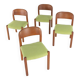 Set van 4 Deense stoelen 'Harte Skov