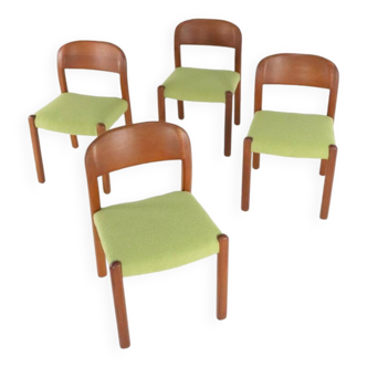 Ensemble de 4 chaises danoises 'Harte Skov