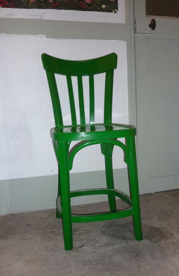 Chaise de caisse verte