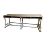Old work table, draper