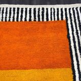 Beni mrirt rug in natural wool size 150 x 250 cm