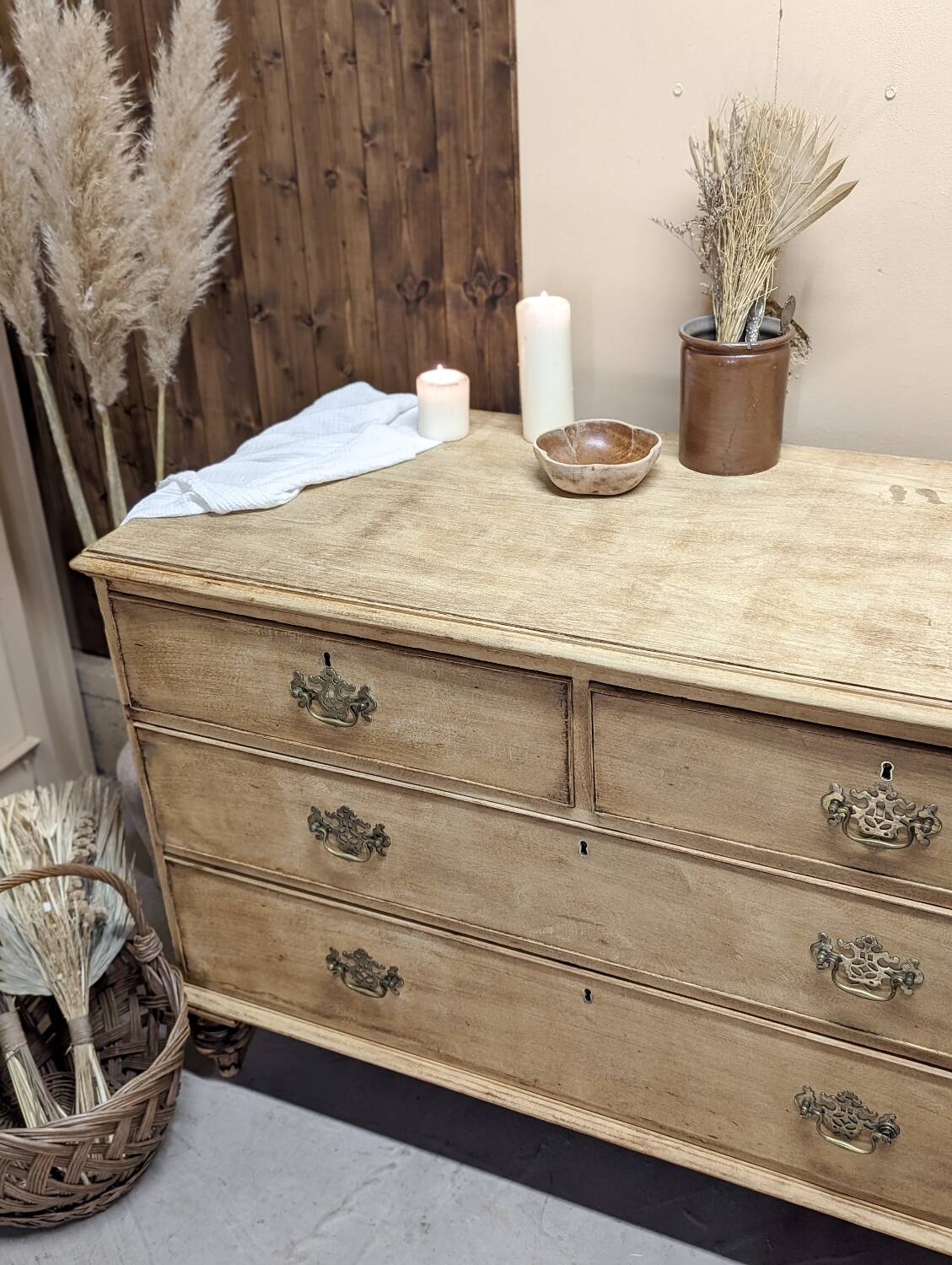 Old renovated chest of drawers