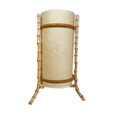 Bamboo lamp and paper
