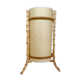 Bamboo lamp and paper