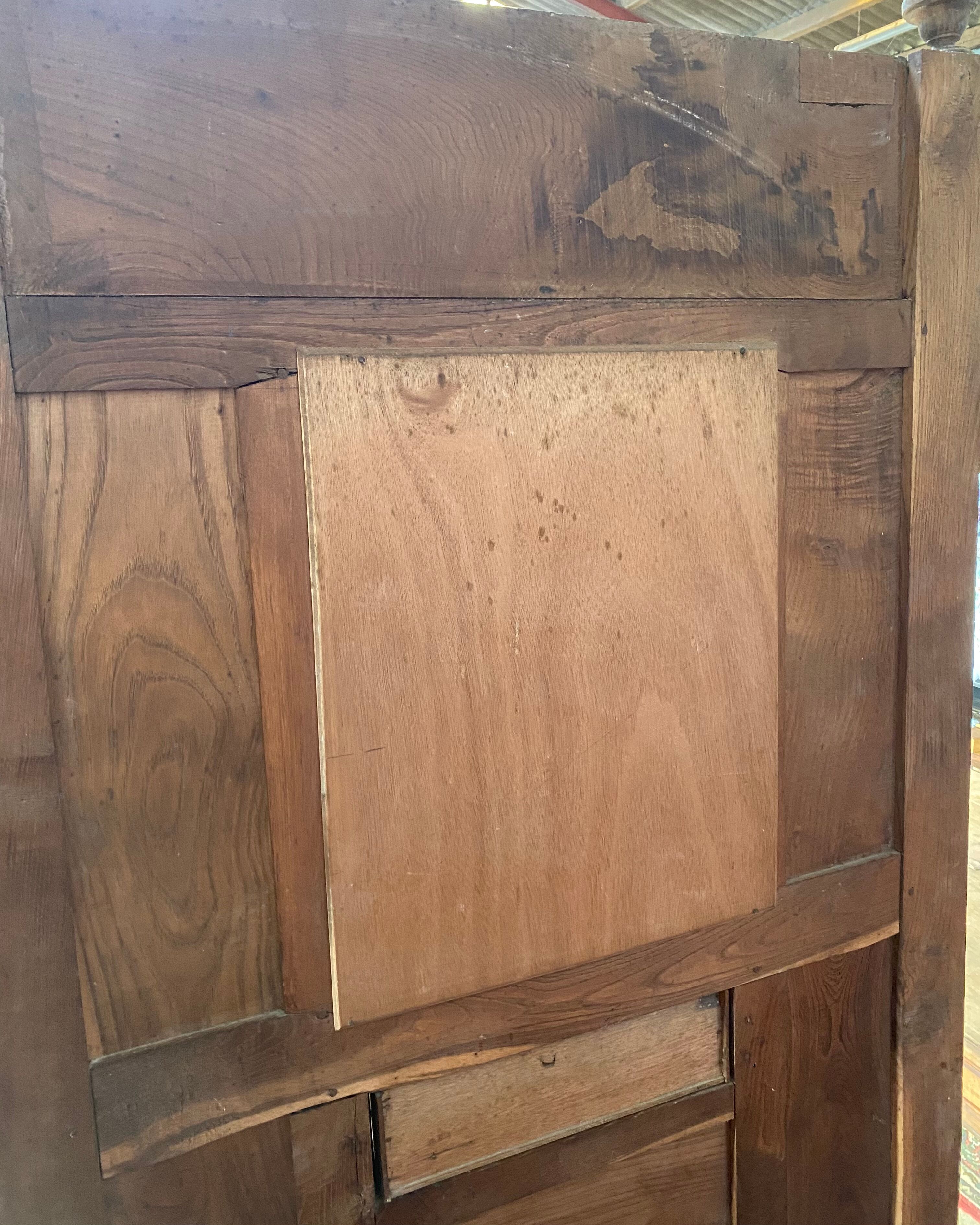 Old entrance cloakroom solid wood