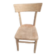 Luterma style air-gummed solid wood bistro chair
