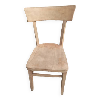 Luterma style air-gummed solid wood bistro chair