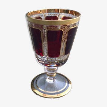 Verre à pied Dorures et Rubis