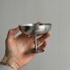 8 large stainless steel footed bowls Letang Remy