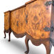 Walnut buffet, antique Italian, 1930s.