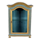 Small Showcase in Painted and Gilded Wood, Louis XV Style – Early 19th Century