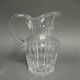 Old crystal pitcher. Baccarat, St Louis, Daum