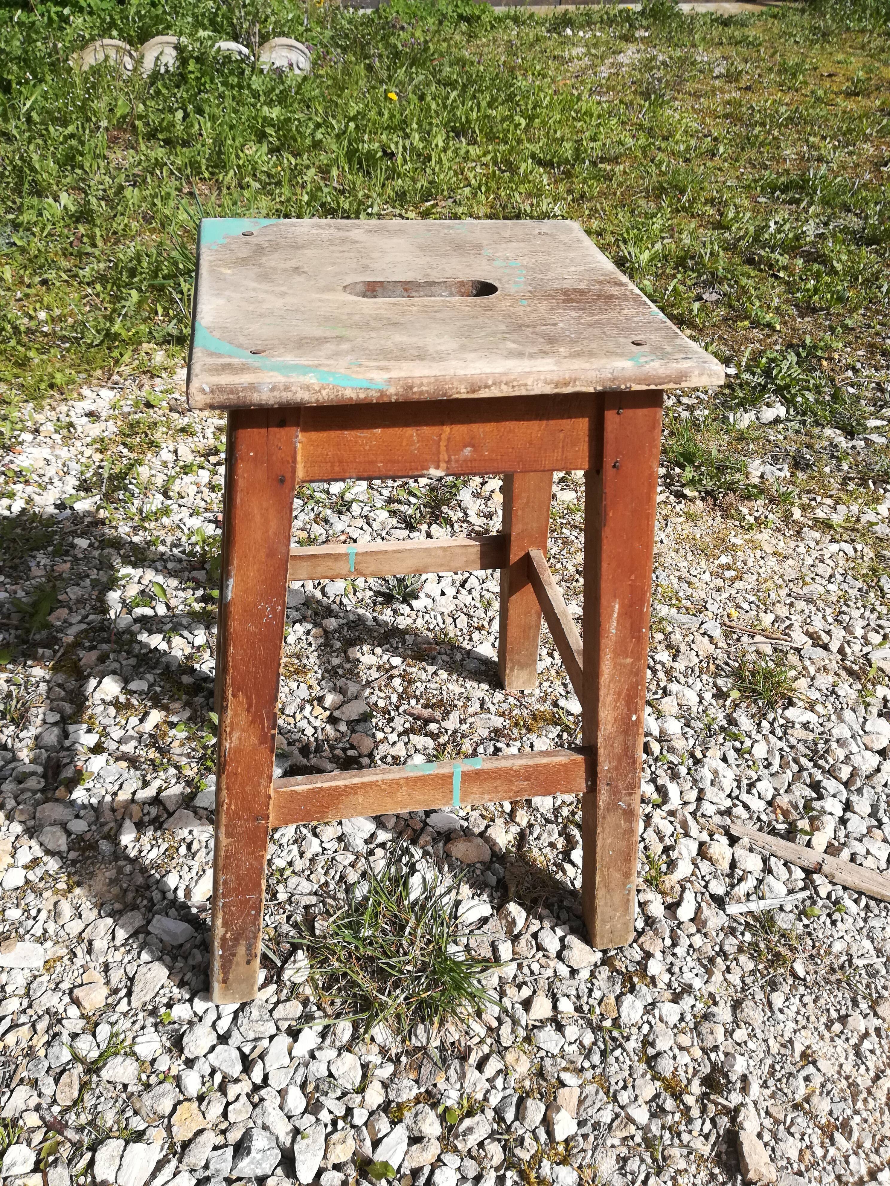 Wooden stool